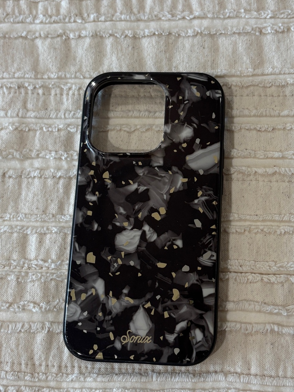 Sonix IPhone 14 Pro Black Pearl Tort Fleck Phone Case